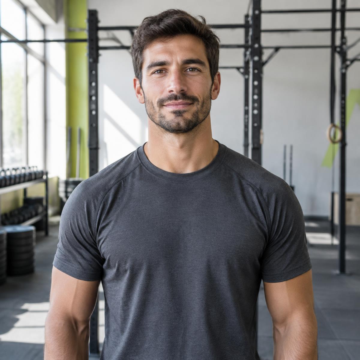 João Baptista num espaço de treino
